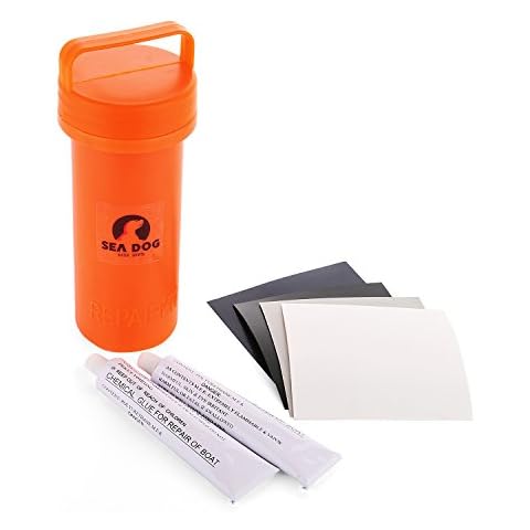 Inflatable Boat Repair Kit, 4 X PVC Patch, 2 X 30g Glue Cover