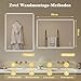 Archaluxe Badspiegel-mit-Beleuchtung 60x80cm - LED Badezimmerspiegel Badezimmer Spiegel mit Beleuchtung - Touch-Schalter, Dimmbar, 3 Lichtfarben - Wandspiegel Led Spiegel Bad - Horizontal/Vertikal