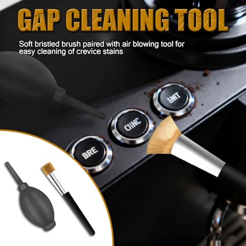 Coffee Brush, Coffee Grinder Cleaning Brush kit, Espresso Machine Cleaning Brush Tool - Thumbnail 4