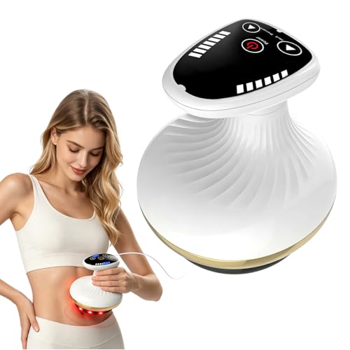 Masseur Anti Cellulite 4-in-1 Vakuum Massagegerät mit Wärmetherapie & LED Anti-Cellulite Gerät für Körperstraffung für Zuhause Anti Cellulité Sculpture