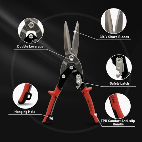 Image of Aviation Tin Snips (12 Inch Straight)
