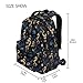 KUEJOP Basic Backpack Gold Seahorse Seashell Backpack for School and Travel