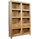 🏡 Vielseitiges Design: Durch sein schickes und geradliniges Design fügt sich das Regal mühelos in jeden Raum ein und kann sogar als Raumteiler genutzt werden.