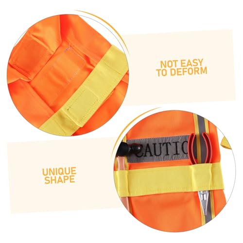 Disfraz para perro Ingeniero naranja XL poliéster miniatura 3