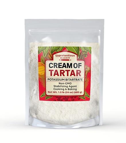 Unpretentious Cream Of Tartar, 1.5 Lb, Food Grade, Non-Gmo, Perfect For Baking #TOP21