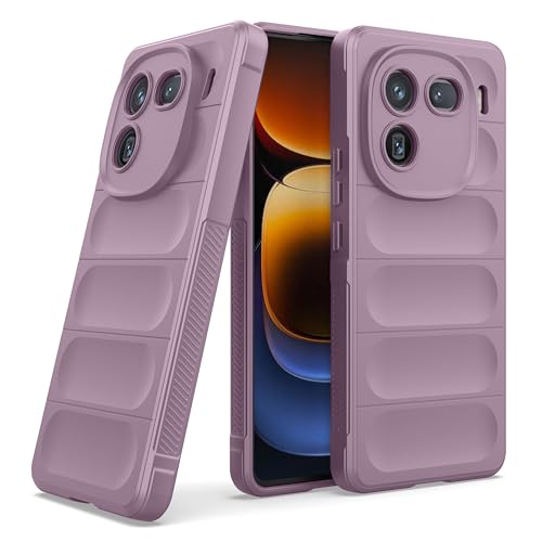 Image of Zapcase Back Case Cover for iQOO 12 5G | Compatible for iQOO 12 5G Back Cover | Liquid Silicon Magic Case with Camera Protection | Lavender