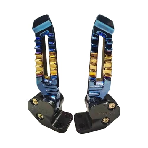 Repose-pieds moto 125cc pliables et cale-pieds alu amovibles pour scooter 150cc
