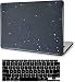 Produktbild Hülle Kompatibel mit MacBook Air 13 Zoll (Modell:A1466 / A1369,2010-2017 Freisetzung), Ultradünne Glatt Plastik Hartschale Schutzhülle Case Cover mit Tastaturschutz - Funkelndes Schwarz