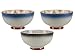 Price comparison product image Creative Tops "Drift" 3-Piece Set of Ceramic Bowls by, 11.5 cm (4½ Inch)