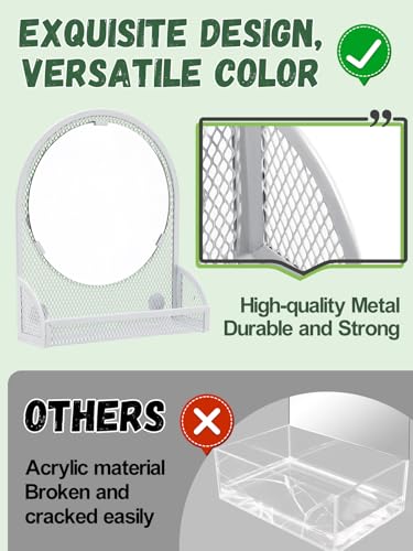 Image of 12Pcs Metal Magnetic Locker Accessories Decor for Girls /Boys, White