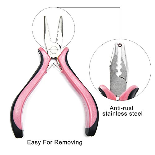 Neitsi 3 Holes Mini Plier For Micro Nano Ring Hair Extensions opener