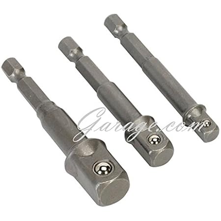 Amazon Co Jp 電動ドリル用ビット 3pcソケットレンチ変換アダプター Whsdj004 Diy 工具 ガーデン