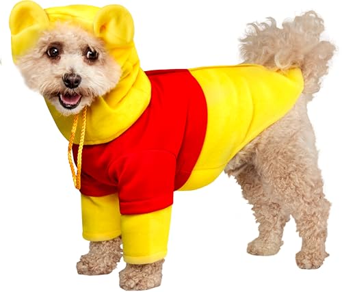 Rubie's unisex adult Disney: Winnie the Pooh Pet Costume, Winnie Party Goods, Winnie, S Neck 12 Girth 17 Back 11 US - Image 3