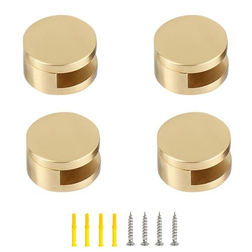 AUXBC �S�[���h���E���h�K���X�N���b�v�N�����v 24mm �Ǌ|���~���[�z���_�[ �A�b�v�O���[�h �n���M���O�u���P�b�g �t���[�����X�L�b�g �n�[�h�E�F�A ����5~12mm�̃~���[�p 4��