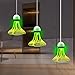 Badminton Rebound Trainer, Hanging Badminton Trainer with String, Glowing Badminton Racket Swing Trainer, Bouncing Back Self-Playing Line Trainer for Kids Adult