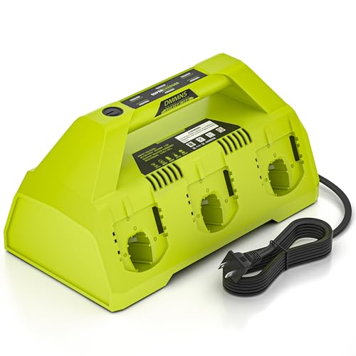 Upgraded 6-Port 18V Super Fast Charger Station for Ryobi 18V Battery