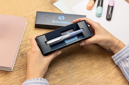 Image of Schneider Ray Rollerball Pen Gift Set Fresh Ink Colour: Blue