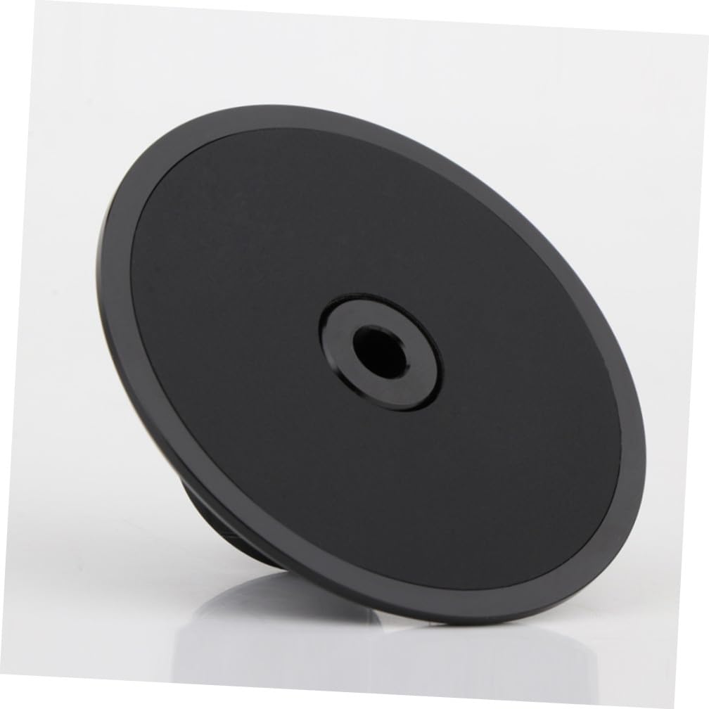 Angoily Stabilizzatore Peso per in Lega Alluminio Magnesio Nero Clamp per Dischi Accessorio per Migliorare Qualità Audio Regalo per Amanti Vinili
