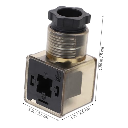 Conector de válvula solenoide Din 43650a impermeable de 3 clavijas 8