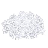 【Material de calidad】: ganchos para las orejas de silicona transparente suave, flexibles y cómodos de usar, seguros y sin reacción para pieles muy sensibles.