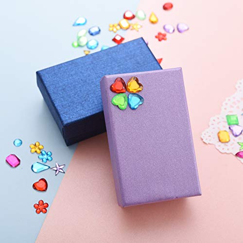 1000Pcs Acrylic Flatback Rhinestones Gemstone Embellishments For Arts And Crafts Jewels, 10Shapes, 6-13Mm, With Tweezers And Bag #TOP4