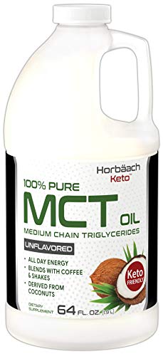 100% Pure MCT Oil | Huge Size | 64 oz | Keto, Unflavored