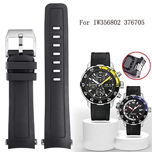Bracelet caoutchouc 22mm Aquatimer anti-transpiration fluo - 6