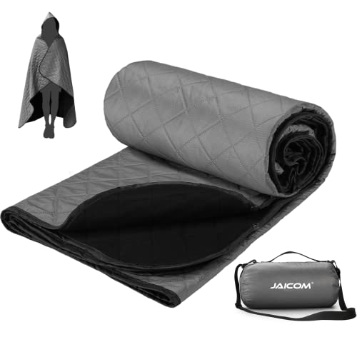 JAICOM Outdoor Decke, wasserdichte Schafwoll-Picknickdecke, 140 x 200 cm Warme Campingdecke - ideal für Outdoor, Strand, Picknick, Gymnasium, Reise, Zuhause und Sofa
