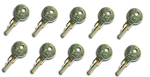Automotive Authority LLC EZGO Gas & Electric Golf Cart Replacement Ignition Keys (1982-Up) 17063-G1 (10) 10 Pack