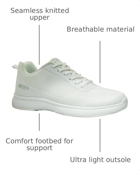 Image of Pyramid Women's Path Lite Seamless Mesh Bowling Shoes - Lightweight Seamless Design, Athletic Fit, Breathable Knit Upper, Universal Slide Soles