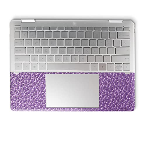Image of MightySkins Carbon Fiber Skin Compatible with HP Spectre x360 14 inch (2022) Full Wrap Kit - Purple Pleather | Protective, Durable Textured Carbon Fiber Finish | Easy to Apply | Made in The USA