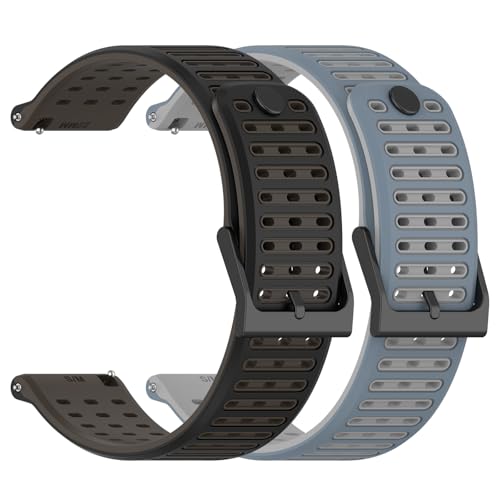 22mm �o���h Suunto Vertical 2/Vertical/Race 2/RUN/Race S/Race/9 Peak Pro/9 Peak/5 Peak �p�o���h, �X���g Race 2 �����x���g �X���g�p �V���R�� �X�|�[�c ���v�x���g 