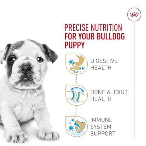 ROYAL CANIN Breed Health Nutrition Bulldog Puppy Dry Dog Food, 6-Pound by Royal Canin