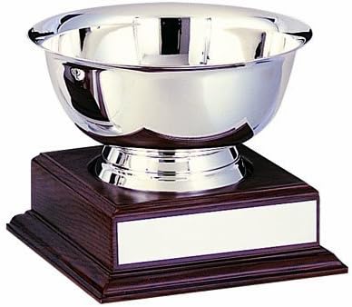 SHOP AWARDS AND GIFTS Paul Revere Bowl Trophy, Engravable Customizable Personalized Award for Employee Recognition, Work, Sports