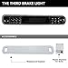 Tresound 3rd Third Brake Light for 1988-1999 Chevy/GMC C1500 C2500 K1500 K2500 Silverado Blazer LED Cargo Lamp High Mount Stop light (Chrome Housing Smoked Lens)