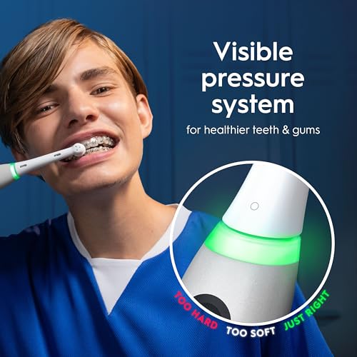 Oral-B iO6 Series Electric Toothbrush, plus 1 Oral B Electric Toothbrush Head and Travel Case, Gift Ideas for Him and Her, Grey Opal - Image 6