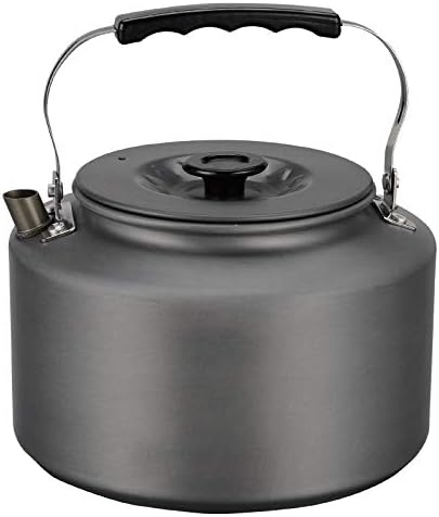 Bulin Camping Kettle 2.2L Aluminum Alloy Open Campfire Coffee Tea Pot Fast Heating Outdoor Gear Great for Boiling Water Ultralight Portable for Hiking Picnic Travel