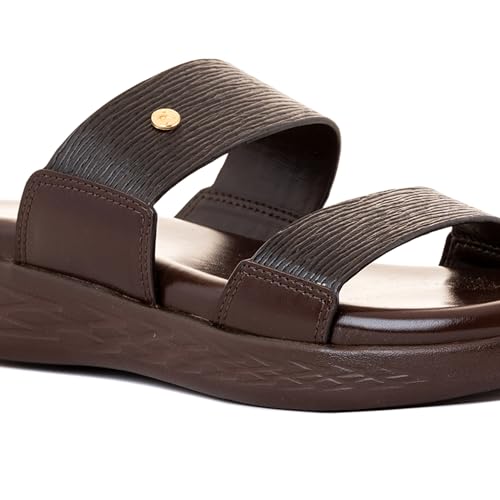 Image of Khadim's Softouch Platform Heel Slip On Sandal for Women