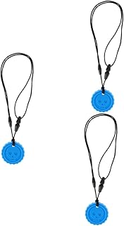 PRETYZOOM 3 Peças Colares De Mordedor De Caveira Para Crianças Com Pingente Colar Infantil Mordedor Molar Colar De Bebê Colar Molar Bebê Molar De Silicone Mordedor De Sílica Gel Moedor