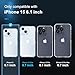 GLIMALL [5 in 1 Designed for iPhone 15 Clear Case with Screen Protector[2 Pack] +Camera Lens Protector[2 Pack], Military Grade Drop Protection Transparent Cover 6.1 Inch