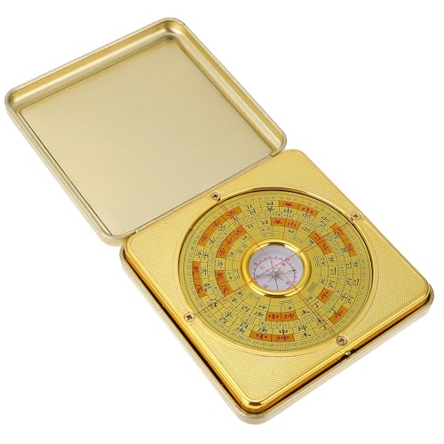 Brújula SUPVOX Feng Shui Tradicional 10cm Aleación Precisa miniatura 1