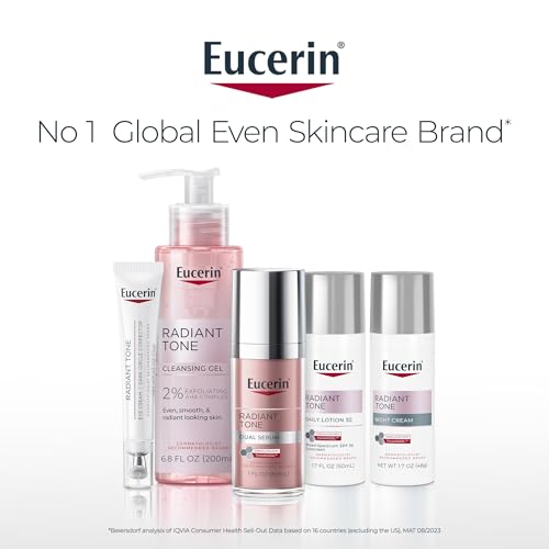 Eucerin Radiant Tone Face Cleanser Gel with 2% Exfoliating AHA Complex, Gentle Face Wash Improves Skin Clarity and Boosts Radiance, All Skin Types, 6.8 Fl Oz Bottle - image 9