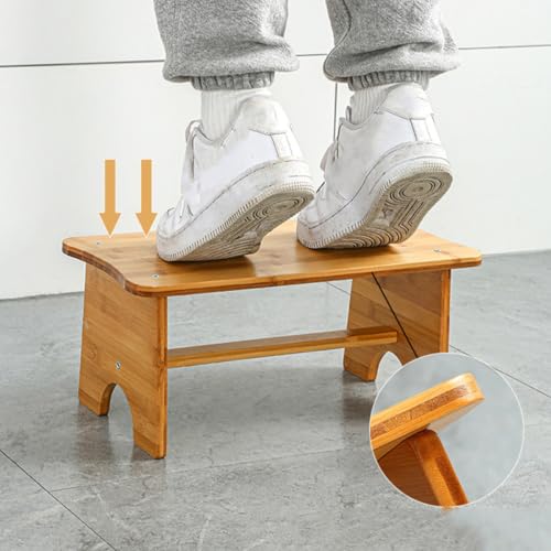 Marchepied de toilette léger et stable avec design rectangulaire