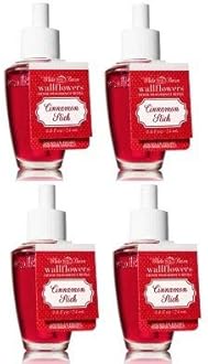 Bath and Body Works 4 Pack Cinnamon Stick WallFlower Fragrance Refill 0.8 Oz