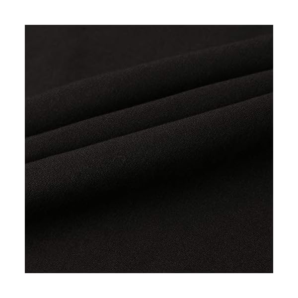 Fotostudio-Hintergrund, Polyester, Blickdicht, 3 x 3 m, Schwarz, 10 Stück – Bild 5