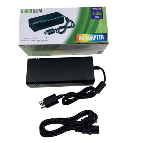Cargador superior * Adaptador de alimentación cargador 12 V para consola Xbox 360 Slim 12 V 10,83 A
