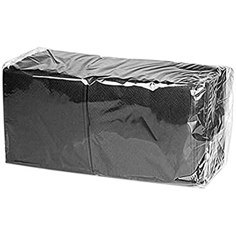 Bar@drinkstuff 24cm Black Cocktail Napkins Pack Cover