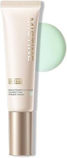 Sponsored Ad - MISTINE Anti Redness Green Color Correcting Primer with SPF 30 PA++ Red Skin Tone Corrector Makeup Base, Ba...