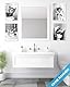 mojoliving Bilder Badezimmer Bilder Gäste WC Schild Badezimmer Poster Toilette WC Deko Bad Poster WC Deko Gästetoilette Bild (Bad Katze, Posterset 4x A4 (21x30cm) | ohne Rahmen)