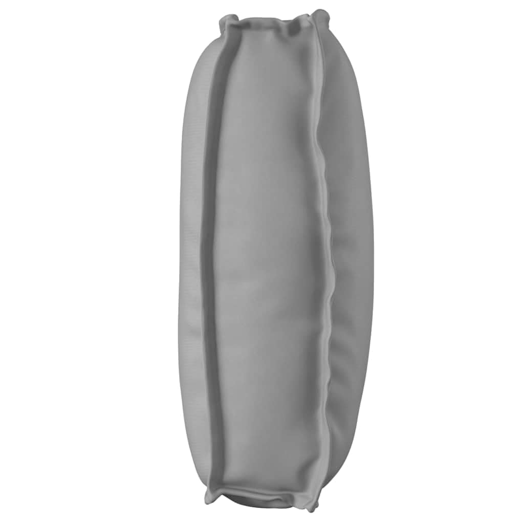 vidaXL Coussin Gris 120 x 50 x 12 cm Tissu Oxford, Coussin Rectangulaire pour Salon, Design Moderne, Résistant à l'eau, Durable, Confortable, Facile à Entretenir